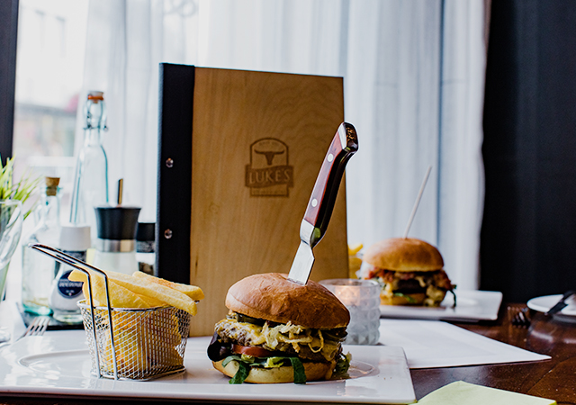 Burger im Luke`s